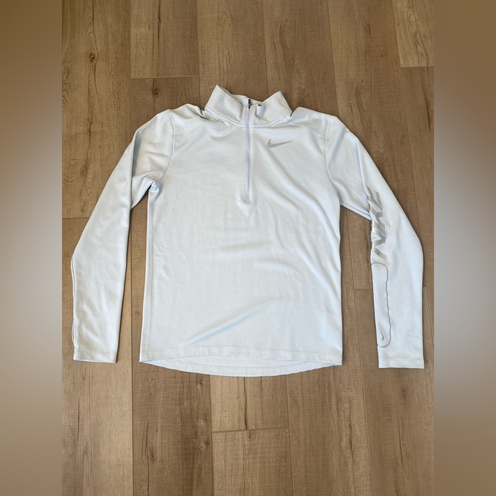 Nike Gray Quarter-Zip Pullover - image 2